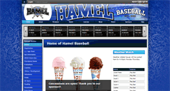 Desktop Screenshot of hamelbaseball.org